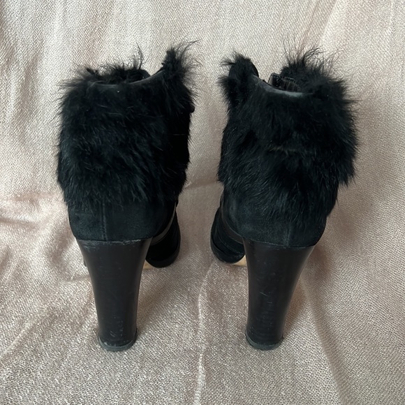 Ron white fur booties - Picture 3 of 5